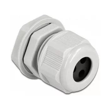 Kabeļu blīvslēgs DeLOCK 60376 pelēks plastmasas 2 gab.