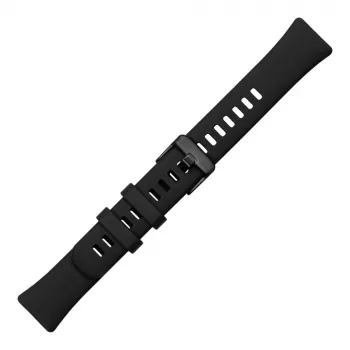 Silikona siksniņa FIXED Huawei Band 8/9/10 — melna, nomaināma ādai draudzīga siksniņa