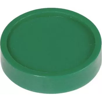 Maul magnēts (Ø x A) 30 mm x 8,4 mm apaļš zaļš 10 gab. 6172355 (6172355)