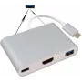 Dokstacija helos 288389 USB 3.1 Type-C ar 4K HDMI izeju