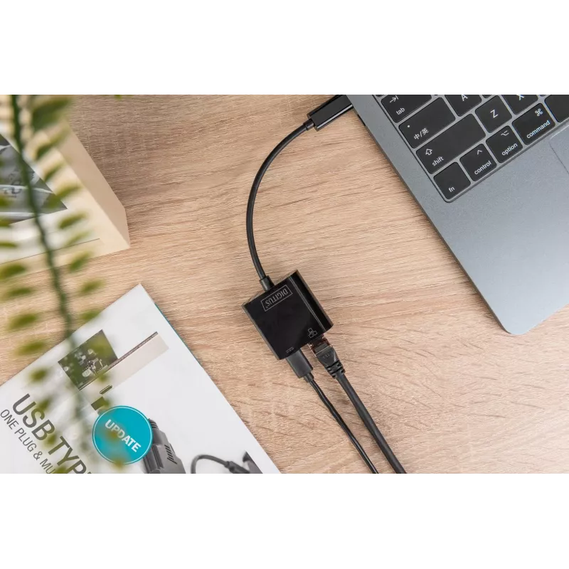 USB Type-C Gigabitu Ethernet adapteris Digitus DN-3027