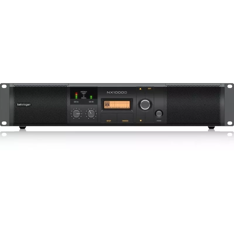 Behringer NX1000D audio pastiprinātājs Performance/stage Melns