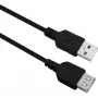 USB pagarinātāja kabelis helos 288312 3 m USB 2.0, vīrišķais-sievietes pagarinātājs