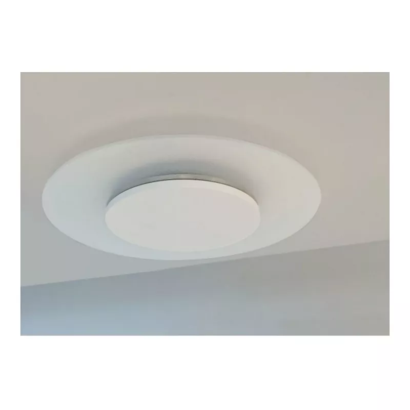 Synergy 21 LED apaļā lampa caurspīdīga 18W RL ww