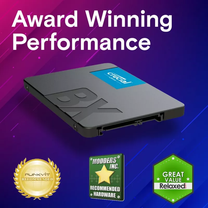 SSD disks Crucial 4 TB 2.5 collu SATA 3D NAND CT4000BX500SSD1