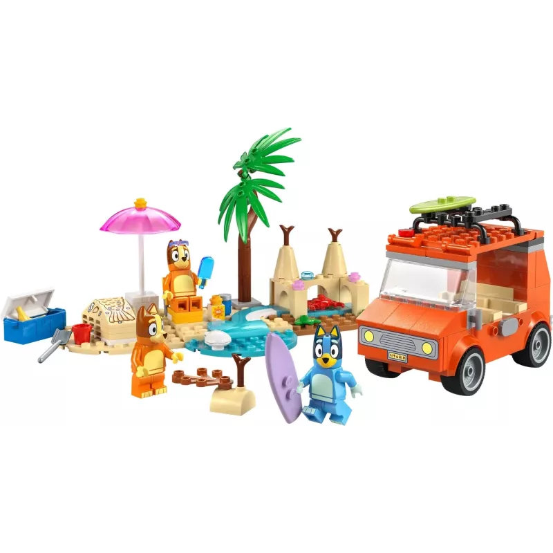 LEGO Bluey Blue Car Family Trip 11202 — rotaļu komplekts iztēles spēlēm