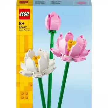 LEGO konstruktors LEGO 40647 Lotosa ziedi — Botāniskās kolekcijas modulārs modelis, 220 detaļas, augstums 300 mm, vecumam 8+