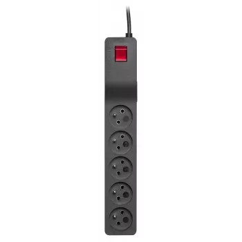 LESTAR ZX 510 G-A K.:CZ 5,0M pārsprieguma aizsargs Melns 5 AC kontaktligzdas 230 V 5 m