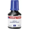 Marķieru uzpilde Edding T 25 zila 30 ml saderīga ar Edding Nr.1/21/22/25/400/500/550/800/850/3000/3300