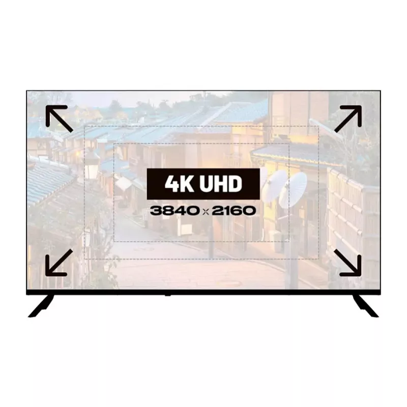 Monitors JAPANNEXT JN-IPS500UHD60F 127 cm (50 collu) 16:9 IPS UHD, energoefektivitātes klase E
