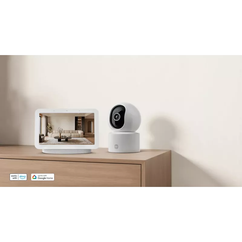 Kupolveida viedkamera Xiaomi C302 — 3 MP, H.265, microSD atbalsts (8–256 GB)