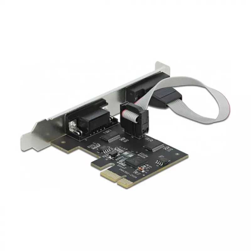 DeLOCK PCI Express x1 paplašināšanas karte ar 2 seriālajiem RS-232 portiem