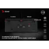 Savio Phenix SAVGK-RED spēļu tastatūra USB RF bezvadu Bluetooth QWERTY