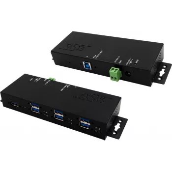 EXSYS EX-1517HMVS 7 Port Managed USB 3.2 Gen1 Metal HUB with 15KV EDS Surge Protection