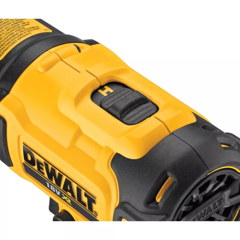 DeWALT DCE530N-XJ karstā gaisa pistole Karstā gaisa pistole 190 l/min 530 °C Dzeltens