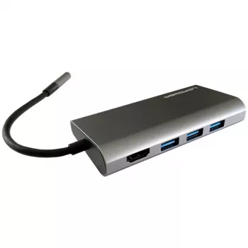 Klēpjdatora dokstacija LC-Power LC-HUB-C-MULTI-5 USB 3.2 Gen 1 Type-C vadu