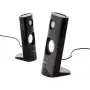 2-virzienu vadu PC skaļrunis Audiocore AC860, 2.0 kanāli, 4 W RMS, USB barošana, 3,5 mm ieeja, melns