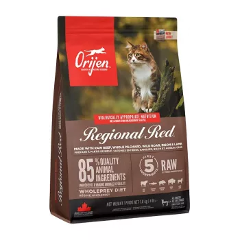 ORIJEN Regional Sarkans Cat - sausā kaķu barība - 1,8kg