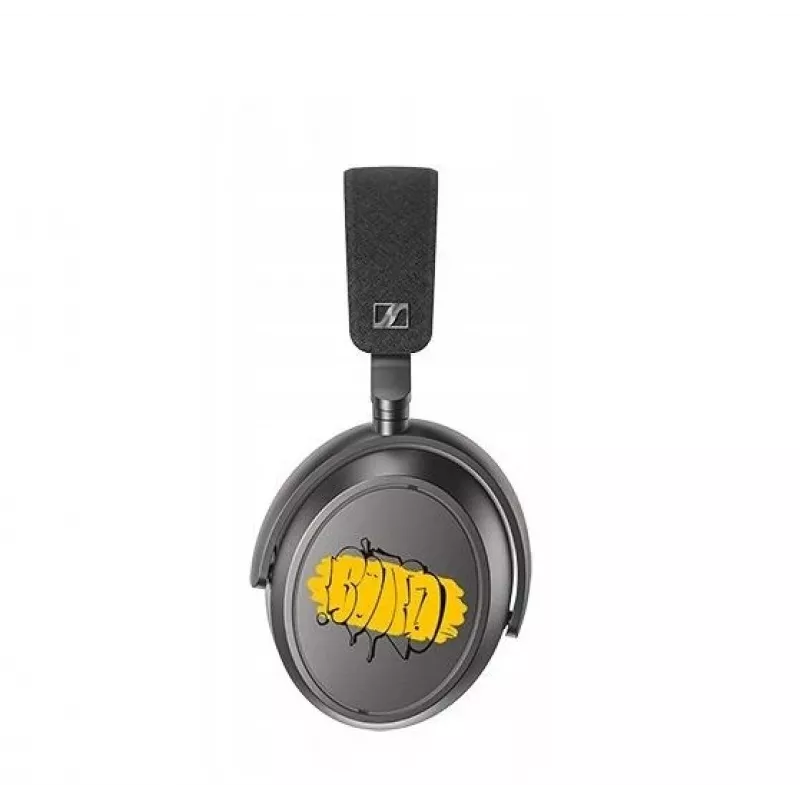 Austiņas Sennheiser Momentum 4 Wireless 80th Anniversary Edition — Bluetooth 5.2, 20 h baterija, ANC, 3,5 mm, apkārtauss, dzeltenas