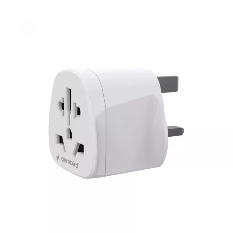 Strāvas adapteris GEMBIRD A-AC-UKMINTF — UK Type G spraudnis uz IEC C13 ieeju, 15A