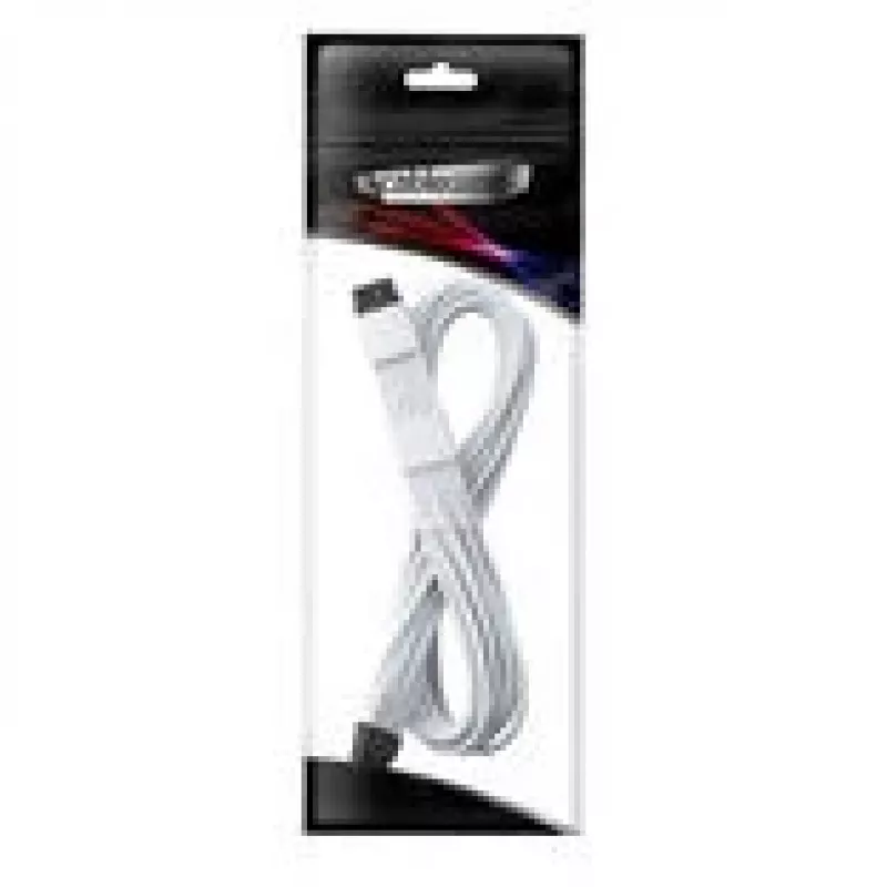 CableMod Universal Pro ModMesh 16‑Pin to 16‑Pin Sleeved kabelis StealthSense, 60 cm, balta