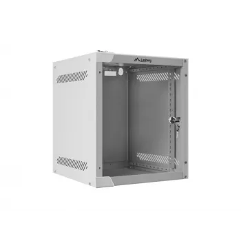 Pie sienas stiprināms statīvs LANBERG WF10-2306-10S, 6U, 336×280×310 mm, pelēks, 20 kg
