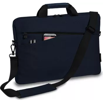 Portfelis PEDEA 66063056 klēpjdatora soma 39,6 cm 15,6 collas melna pelēka