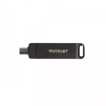 Zibatmiņa PATRIOT Rage R550 32GB 100 MB/S USB A+C grozāms dizains (PE32GR550DSAD) Melna