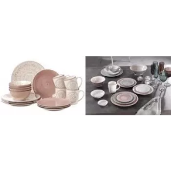 Galda trauku komplekts ritzenhoff & breker Valencia — 16 daļas, porcelāns, piemērots trauku mazgājamai mašīnai