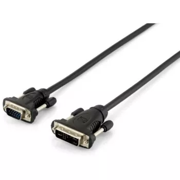 Equip DVI-A uz HD15 VGA kabelis, 1,8 m, 1,8 m, DVI-A, VGA (D-Sub), vīrišķais, vīrišķais, zelts