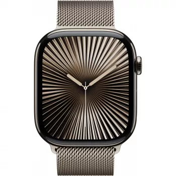 Apple Watch 10 46mm GPS+4G Titāna Milanaise M/L dabīgs/dabīgs