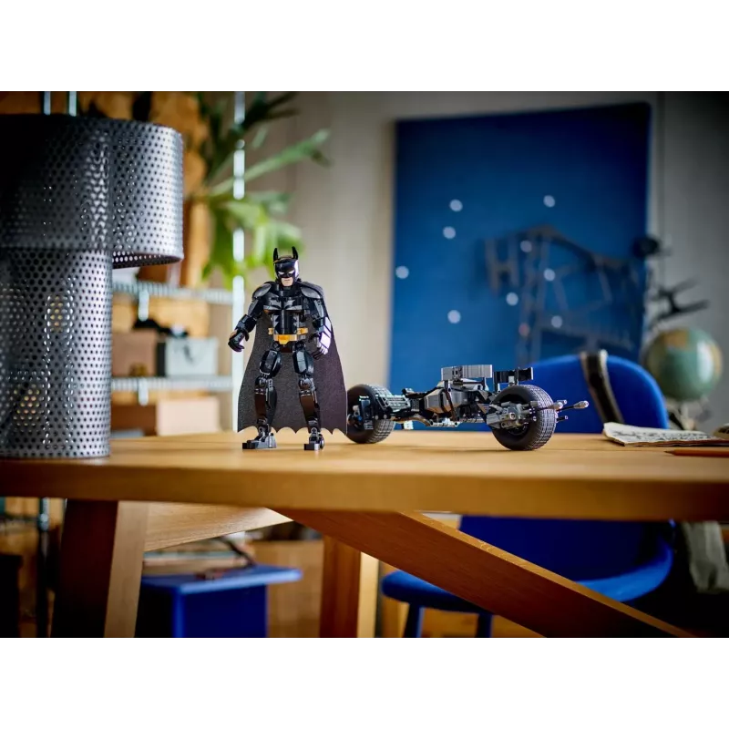 LEGO® DC Batman™: Betmeno konstruējamā figūriņa un motocikls 76273