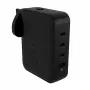 Hyper HyperJuice 145W USB-C GaN Ceļojumu lādētājs ar 4 portiem - Melns Hyper