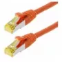 Tīkla kabelis Helos Cat 6a S/FTP 0,25 m oranžs