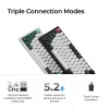 Mehāniskā tastatūra Keychron Q6H-M1 Wireless RGB Carbon Melns