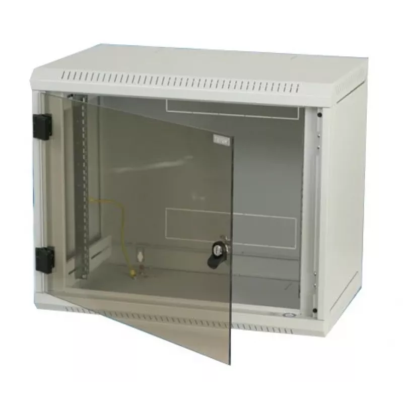Wall mounted rack Triton Delta B4S 19 inch Rack Wall-mount 6U/400 glass door