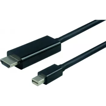 VALUE - Video kabelis - DisplayPort / HDMI - Mini DisplayPort (V) uz HDMI (V) - 1 m - Ekranēts - Melns (11.99.5795)
