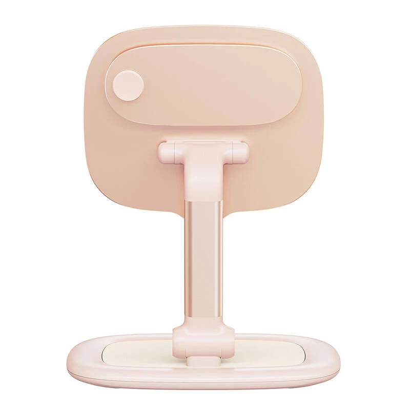 Planšetdatora tālruņa statīvs Baseus Seashell Series rozā — regulējams augstums, viegls