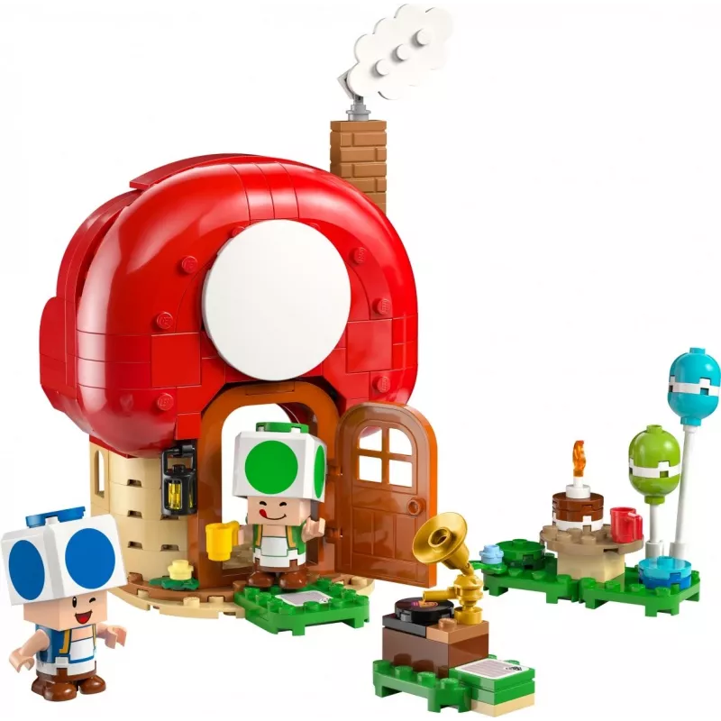 Konstrukciju rotaļlieta LEGO Super Mario Ballīte Krupja mājā komplekts 72041 ar interaktīvām spēles funkcijām