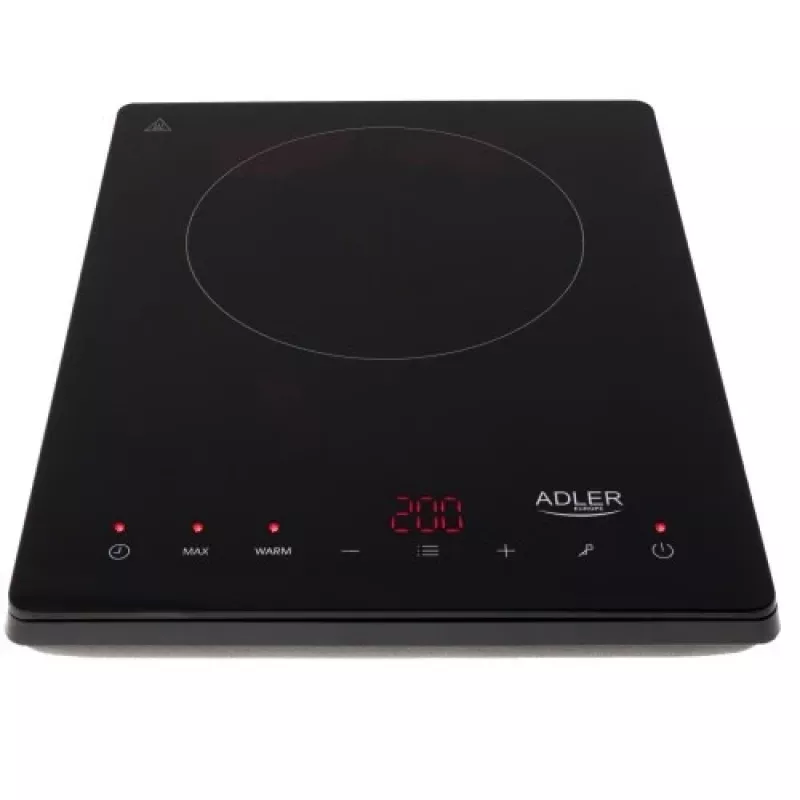 Adler AD 6513 plīts melna, galda virsmas, 29 cm zona, indukcijas plīts, 1 zona(s)