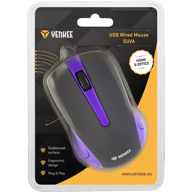 USB vadu pele, 3 pogām, gumijota virsma