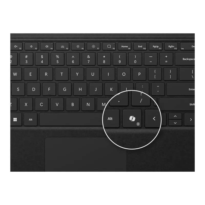 Tastatūra Microsoft Surface Pro 8XB-00160 ar skārienpaliktni un Surface plāns Pen 2 uzlādes dokstaciju