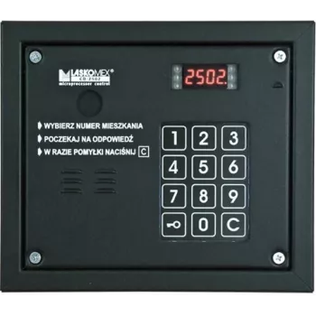 Audio panelis Laskomex CP-2503R melns ar RFID atslēgu lasītāju