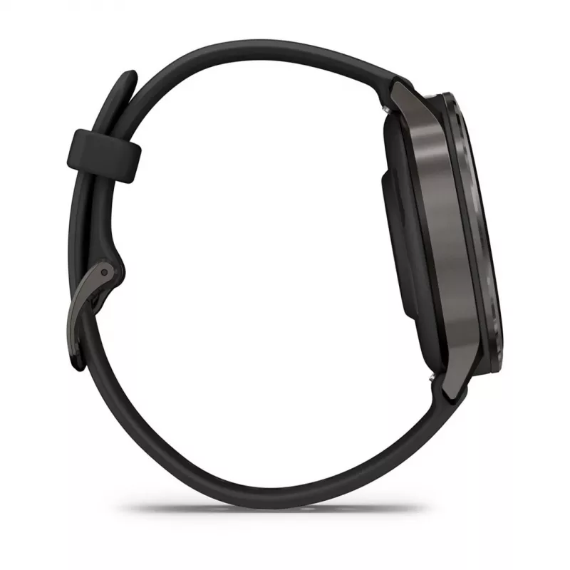 Garmin Venu 4 3,05 cm (1,2) AMOLED 41 mm Digitāls 390 x 390 pikseļi Skārienekrāns Melns Wi-Fi GPS (satelīts)