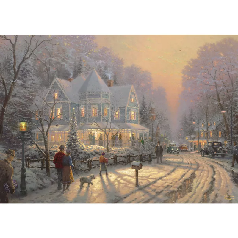 Thomas Kinkade Studios: Feierliche Weihnachtstage, Puzzle 1000 gab.
