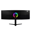 49 collu izliekts LED monitors Arozzi Nova — 5120 x 1440 Dual QHD, VA panelis, 4 ms, USB centrmezgls, VESA