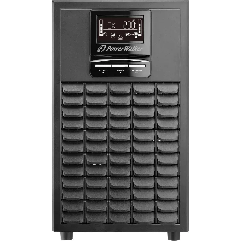 PowerWalker VFI 3000 CG PF1 Double-conversion (Online) 3 kVA 3000 W 9 AC kontaktligzdas