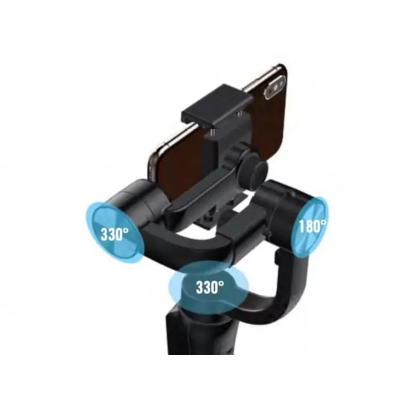 GoXtreme GX3 55243 3-asu kardāna stabilizators, viegls rokas ierīce kamerām un darbības kamerām