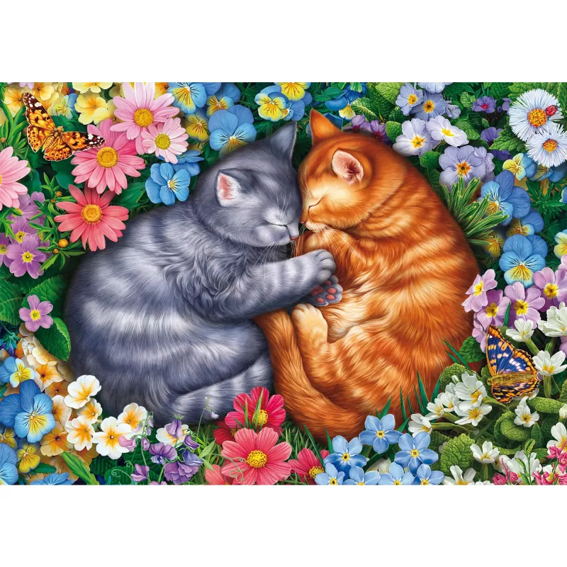 Puzle schmidt spiele Sleeping Velvet Paws 1000 gab.