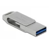 DELOCK USB zibatmiņa 128 GB USB-C Type-A grozāmais modelis